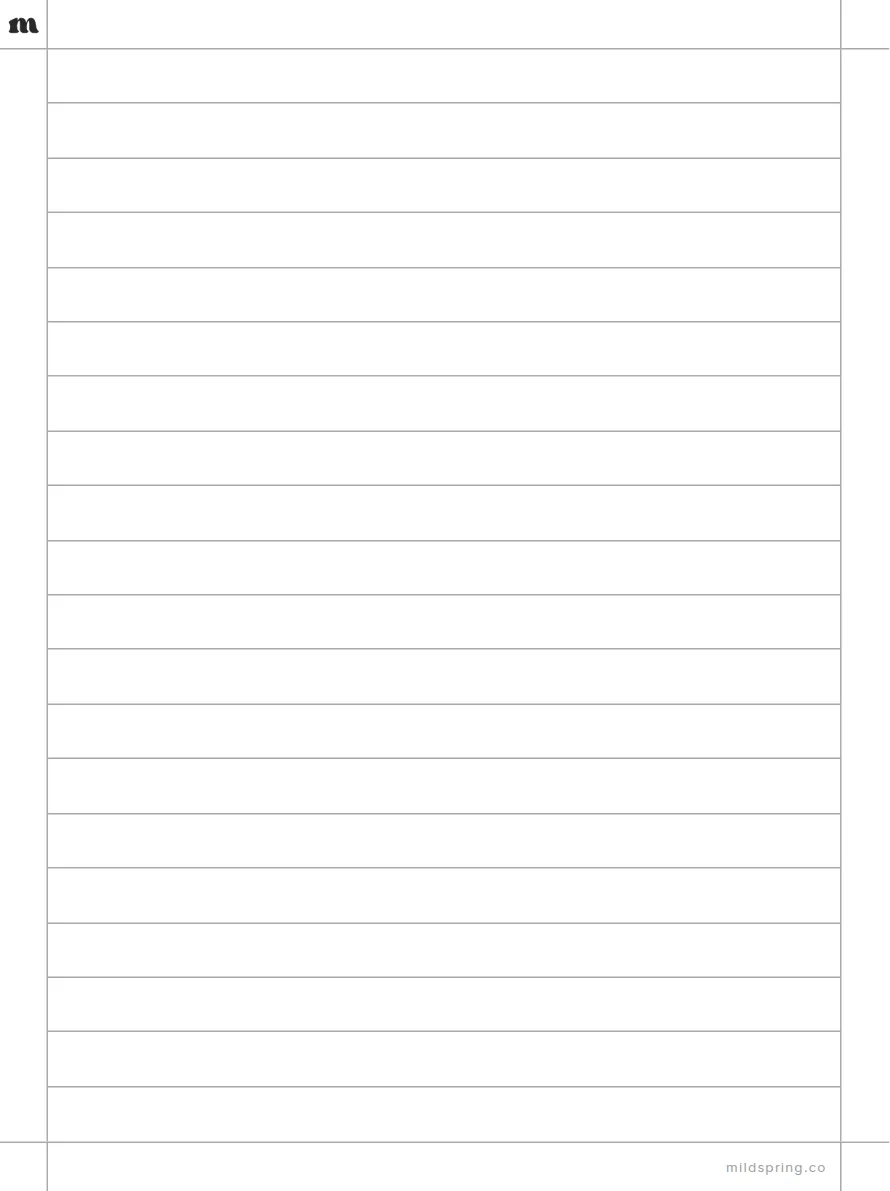 Wide Lined template page preview